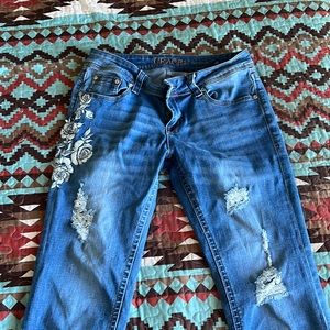 Grace cropped flare skinny jeans